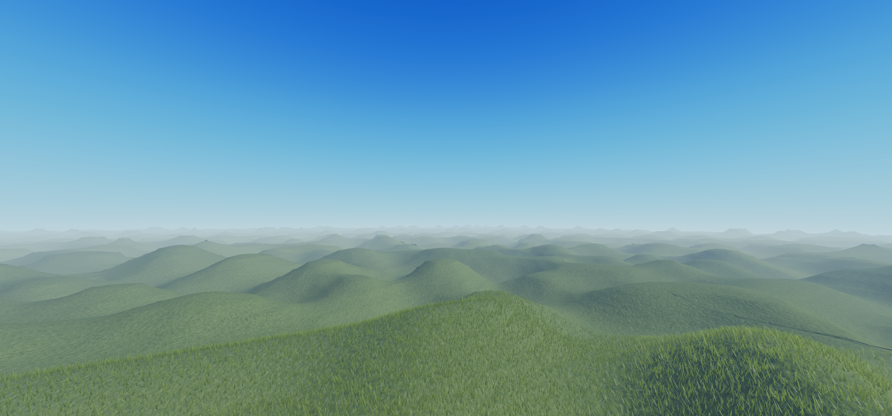 Screenshot of procedurally generated terrain
